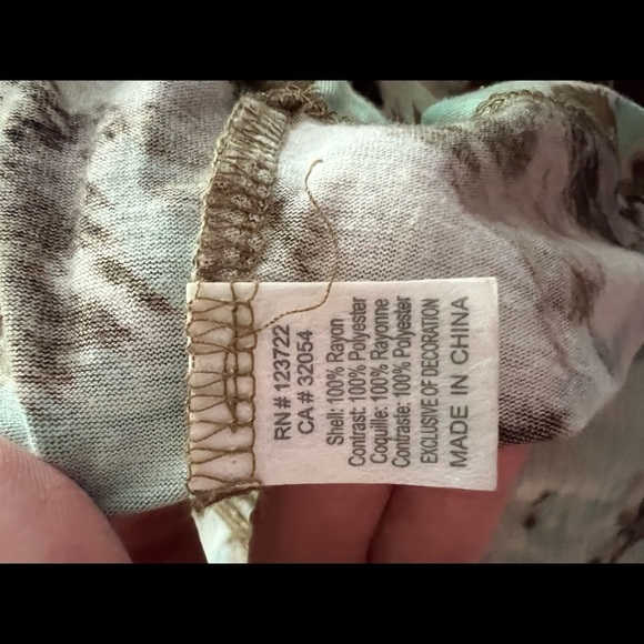 Anthropologie sleeveless top with rose detail - Picture 7 of 8